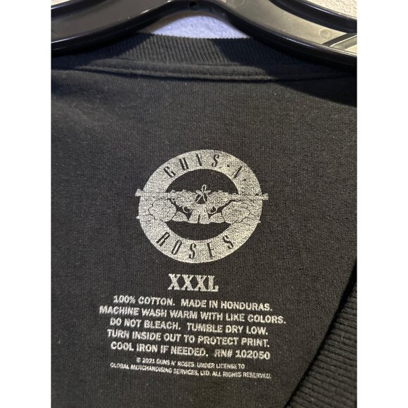 Guns N Roses Official Unisex Long Sleeve Black Graphic T Shirt Size 3XL - Picture 7 of 7